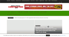 Desktop Screenshot of ncconstructionnews.com