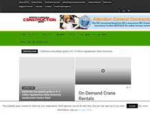Tablet Screenshot of ncconstructionnews.com